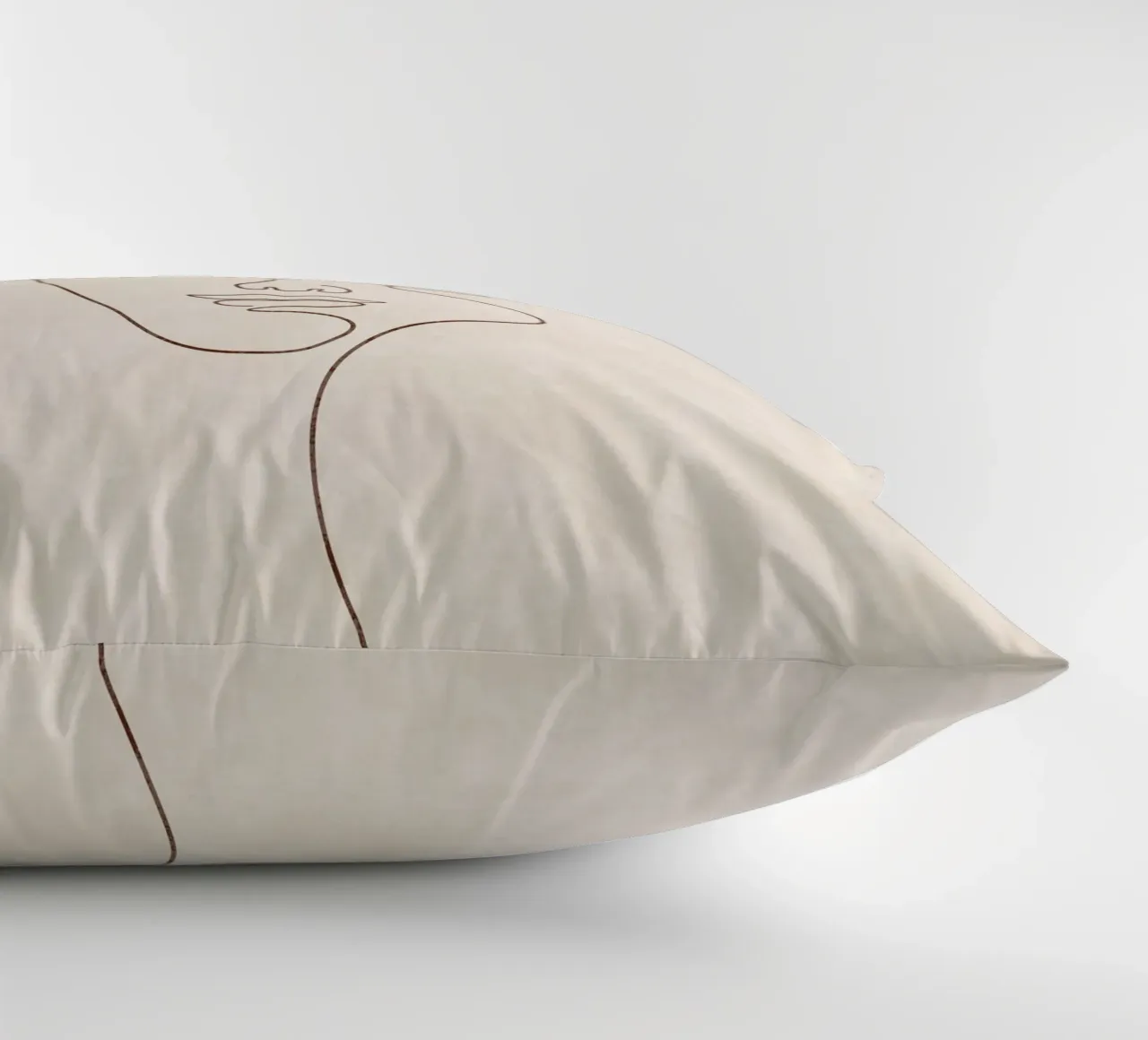 Emel Tunaboylu - Una linea di faccia cuscino da The Artcircle