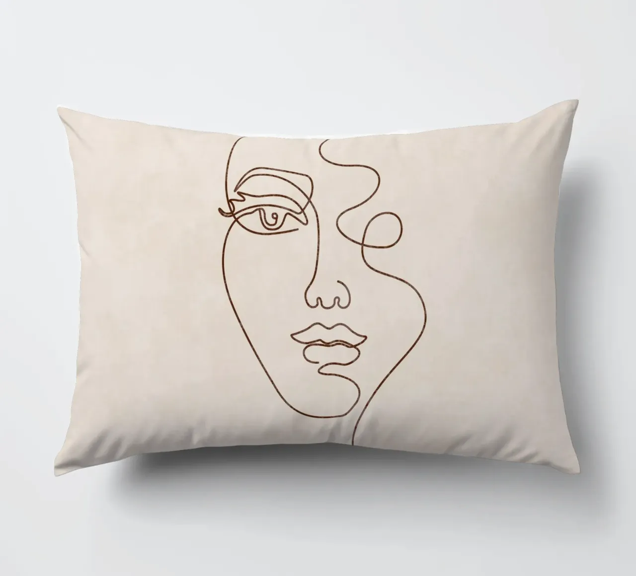 Emel Tunaboylu - Una linea di faccia cuscino da The Artcircle