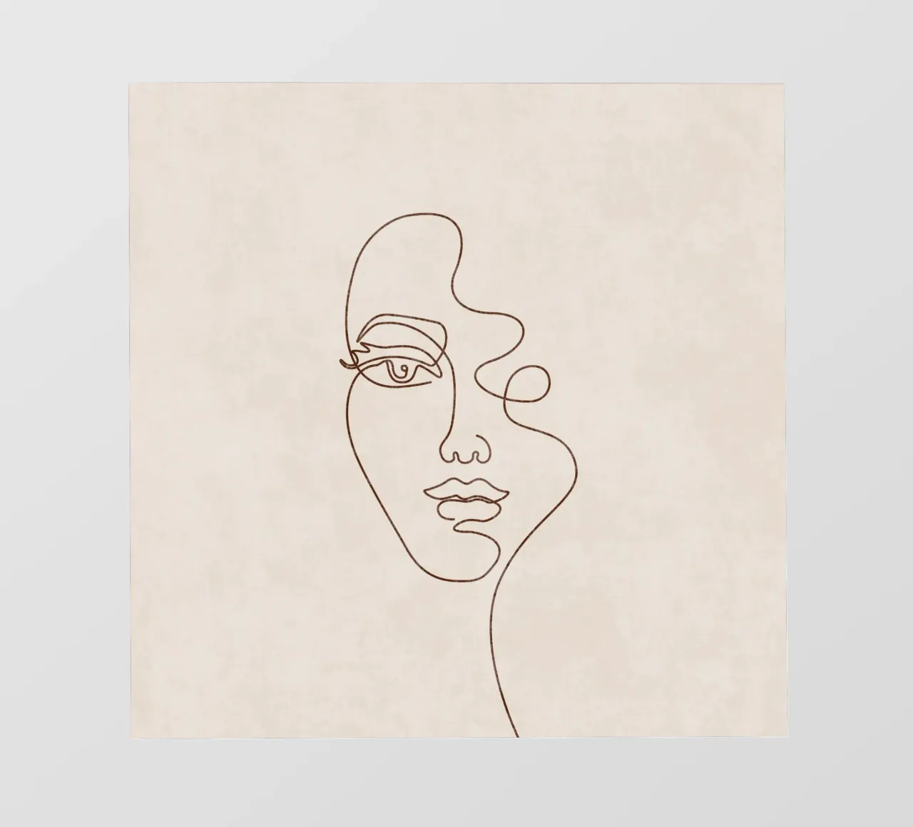 Emel Tunaboylu - Una linea di faccia pellicola backlit da The Artcircle