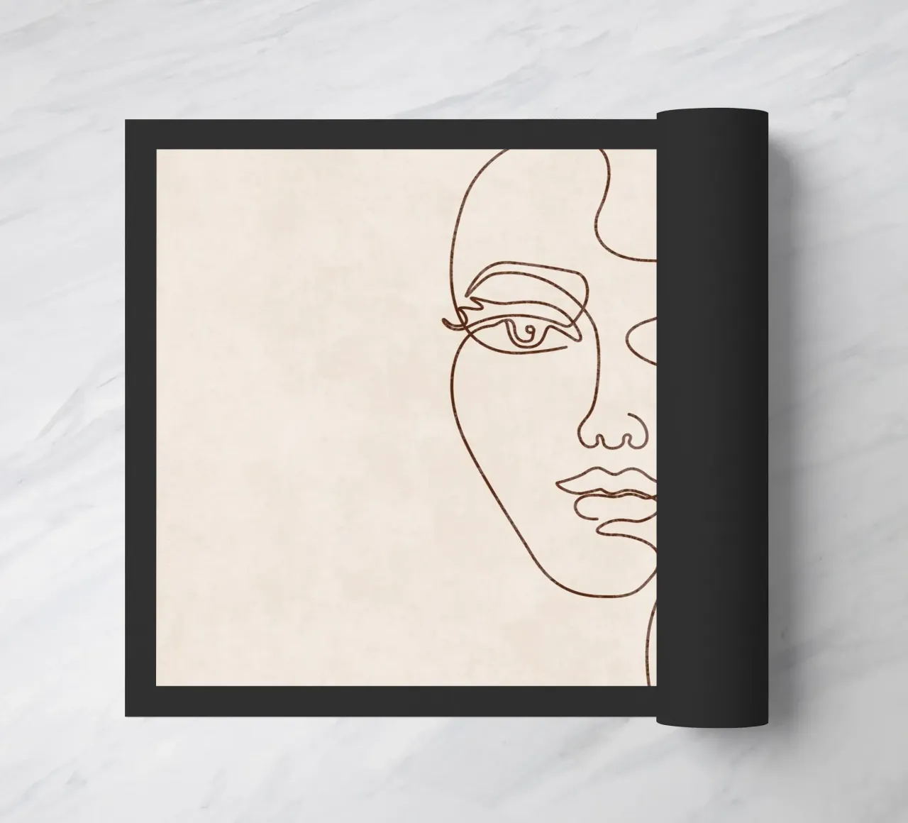 Emel Tunaboylu - Una linea di faccia zerbino da The Artcircle