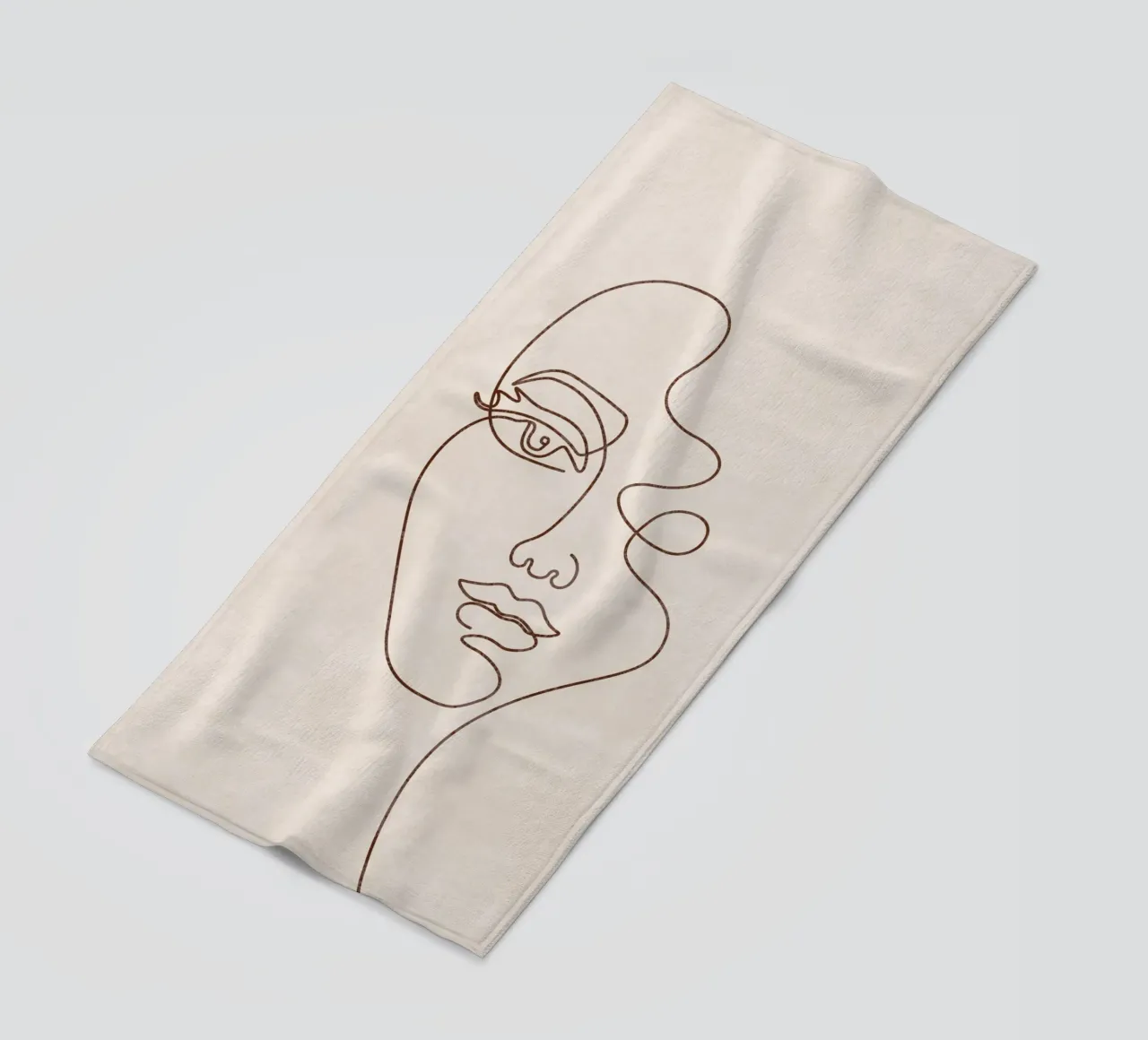 Emel Tunaboylu - Una linea di faccia telo mare da The Artcircle
