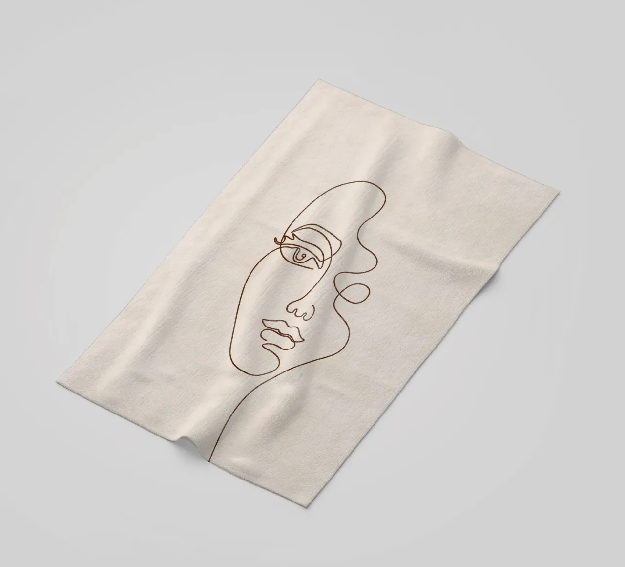 Emel Tunaboylu - Una linea di faccia telo mare da The Artcircle