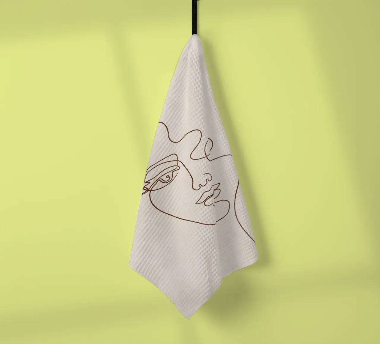 Emel Tunaboylu - Una linea di faccia canovaccio da cucina da The Artcircle