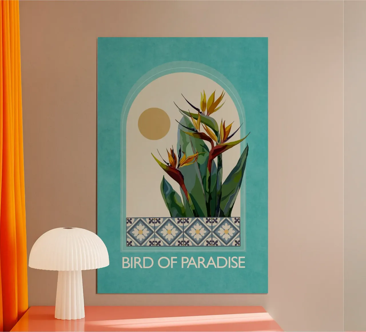 Emel Tunaboylu - Pianta - Uccello del Paradiso poster da The Artcircle
