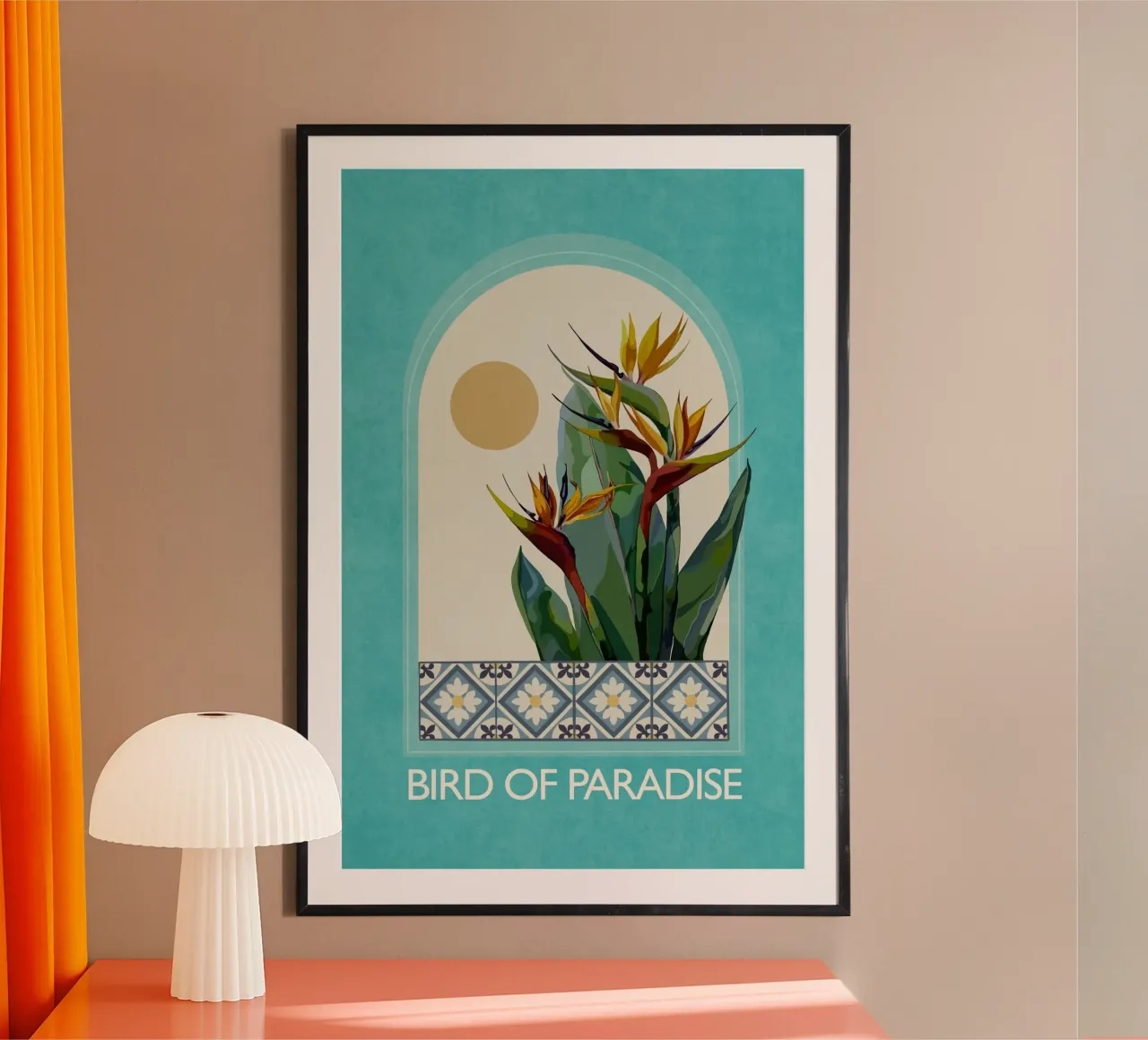 Emel Tunaboylu - Pianta - Uccello del Paradiso poster da The Artcircle