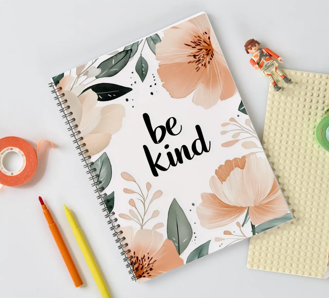 Be Kind (Version 1) spiral notebook by treechild