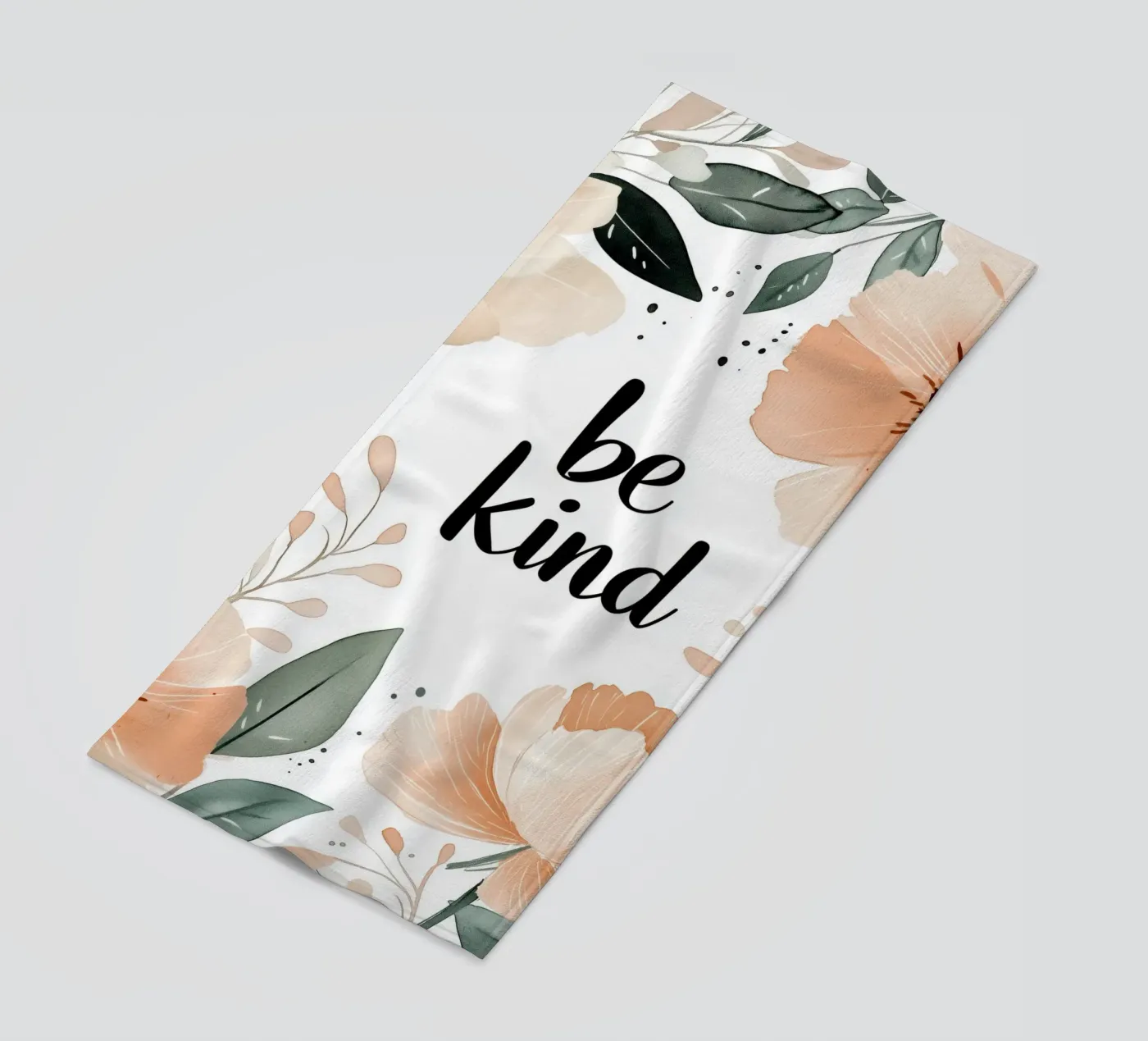 Be Kind (Version 1) beach towel by treechild