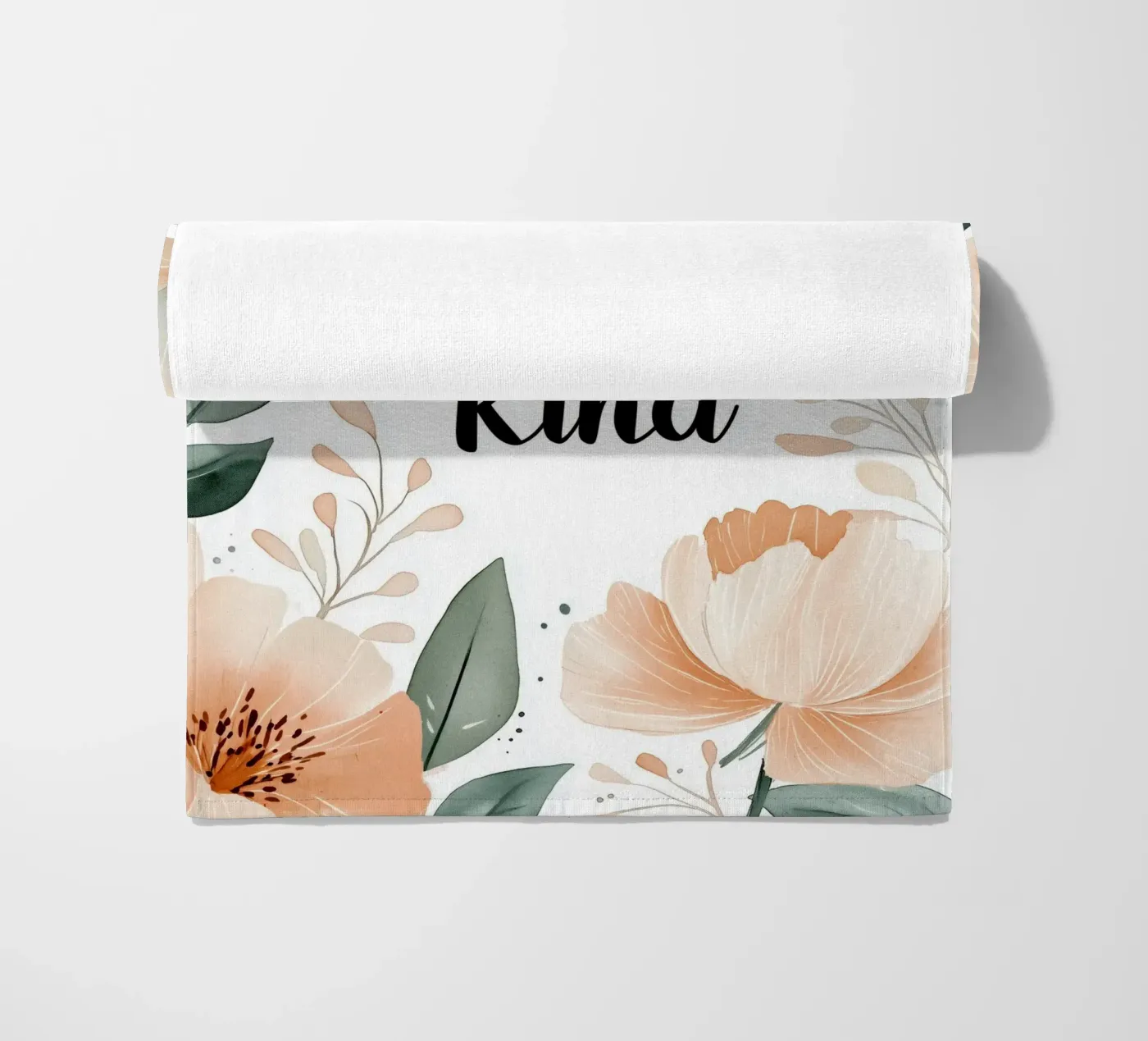 Be Kind (Version 1) beach towel by treechild