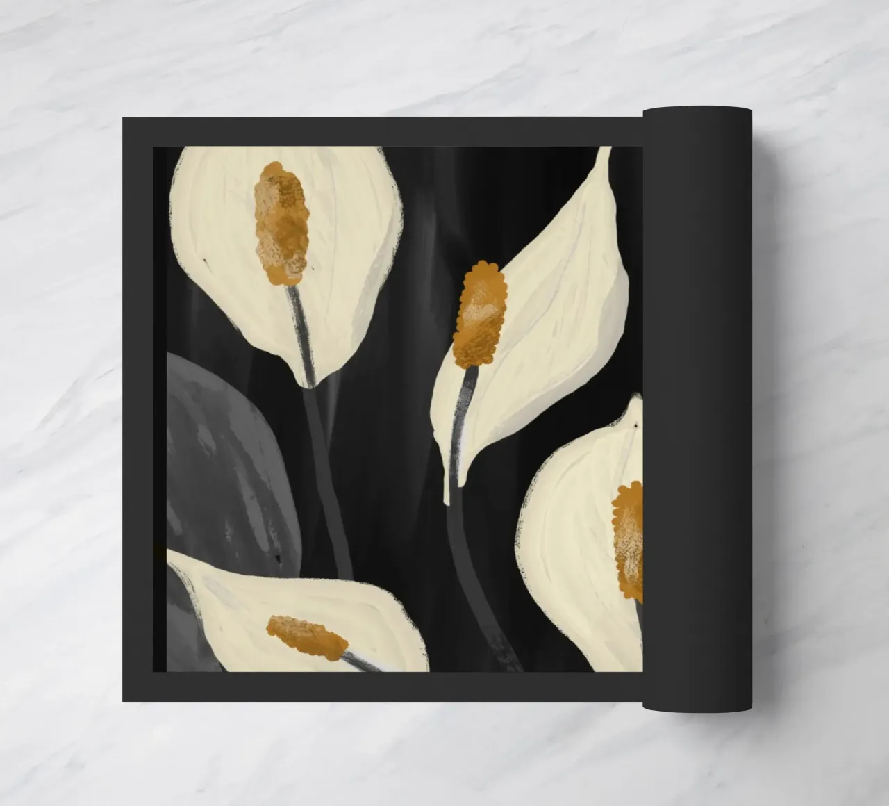 Gigli di Calla bianchi 6 zerbino da ThingDesign