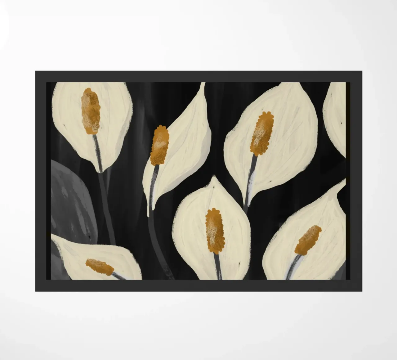 Gigli di Calla bianchi 6 zerbino da ThingDesign