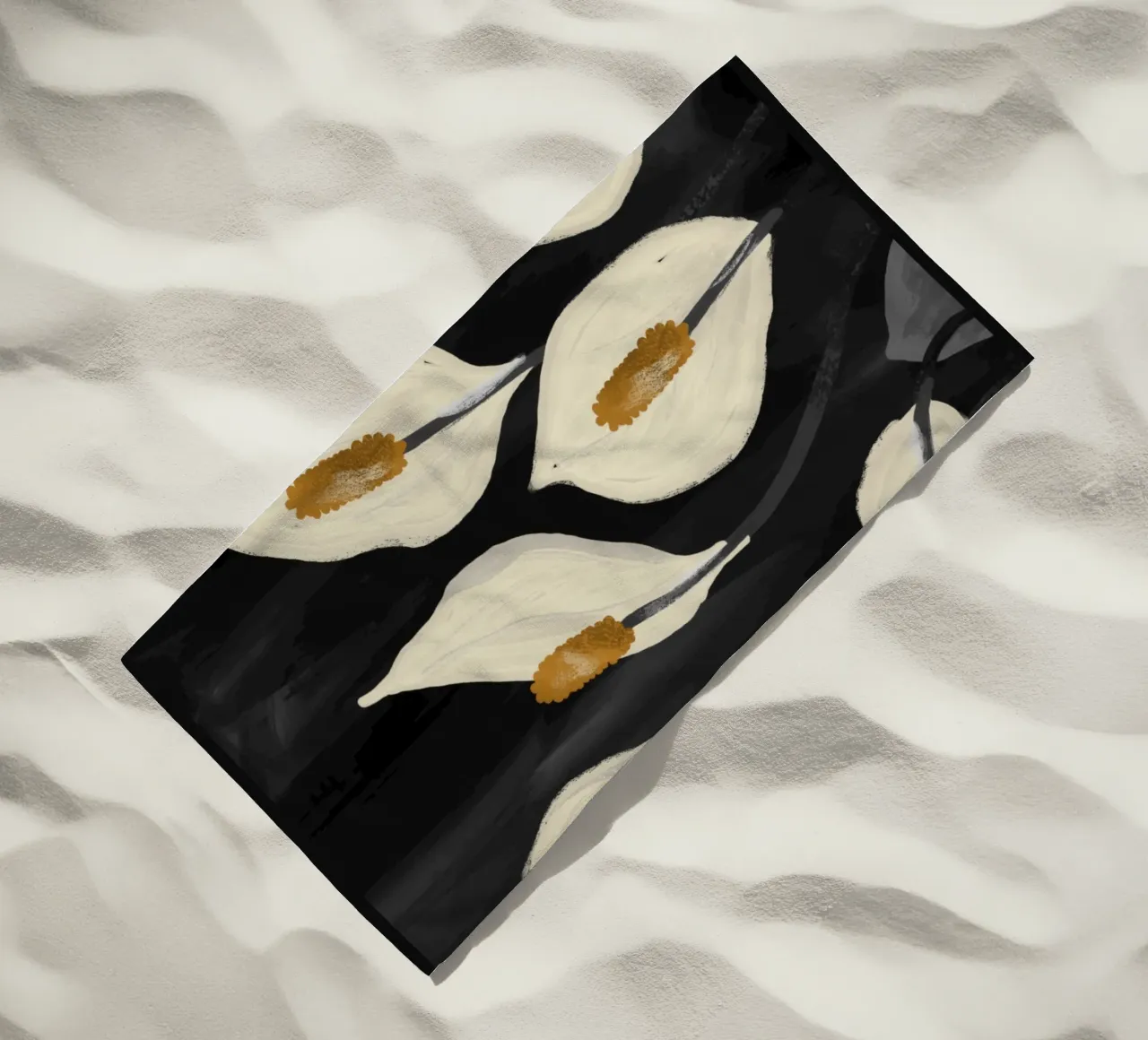 Gigli di Calla bianchi 6 telo mare da ThingDesign