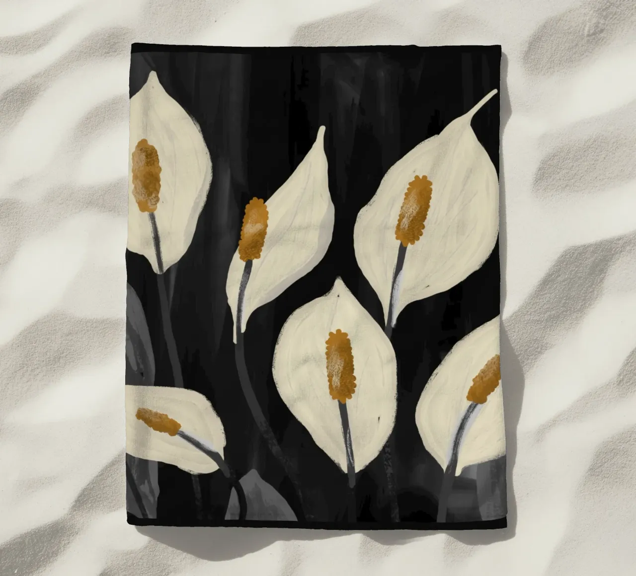 Gigli di Calla bianchi 6 telo mare da ThingDesign