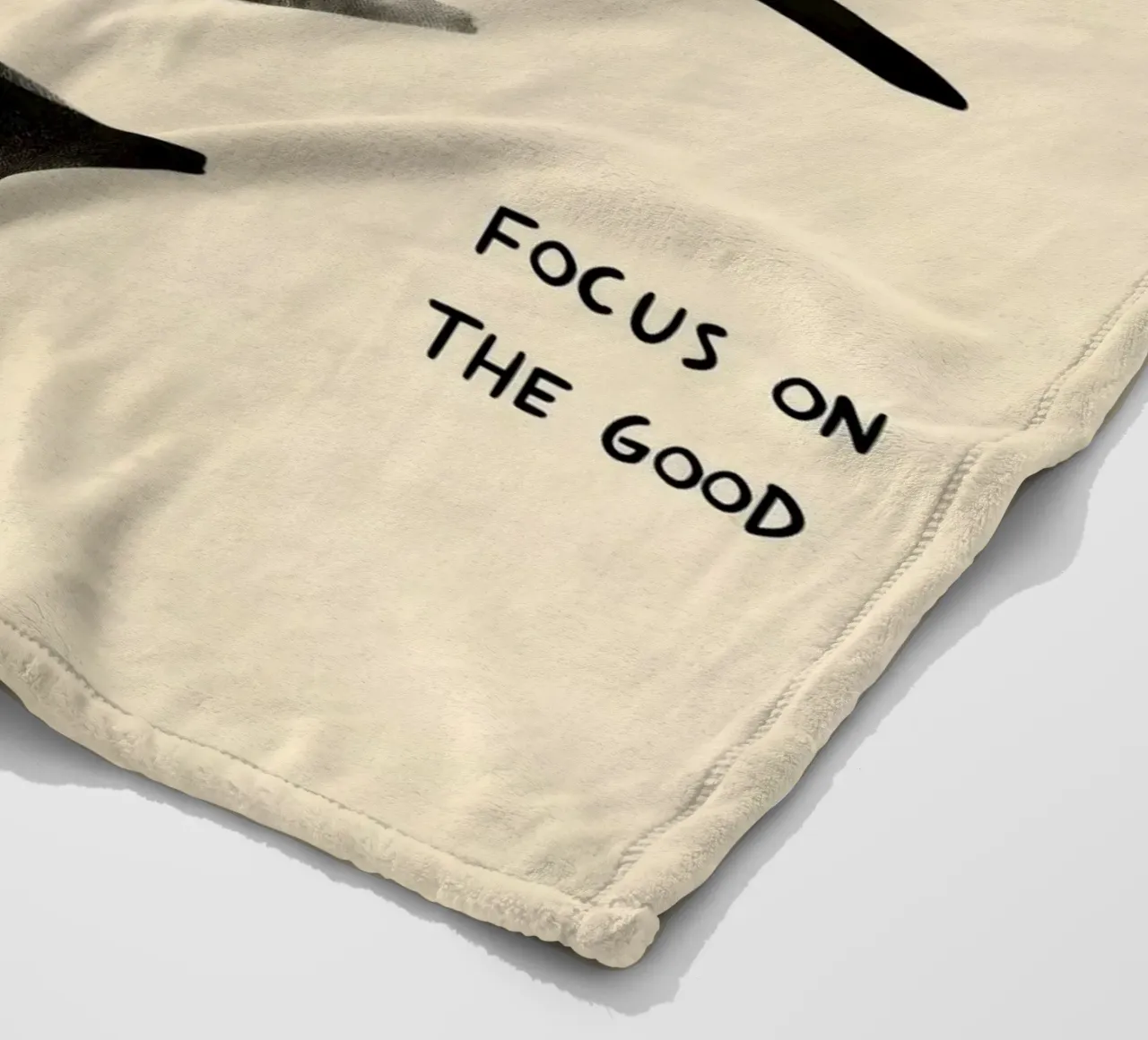 Focus On The Good coperta in pile da treechild