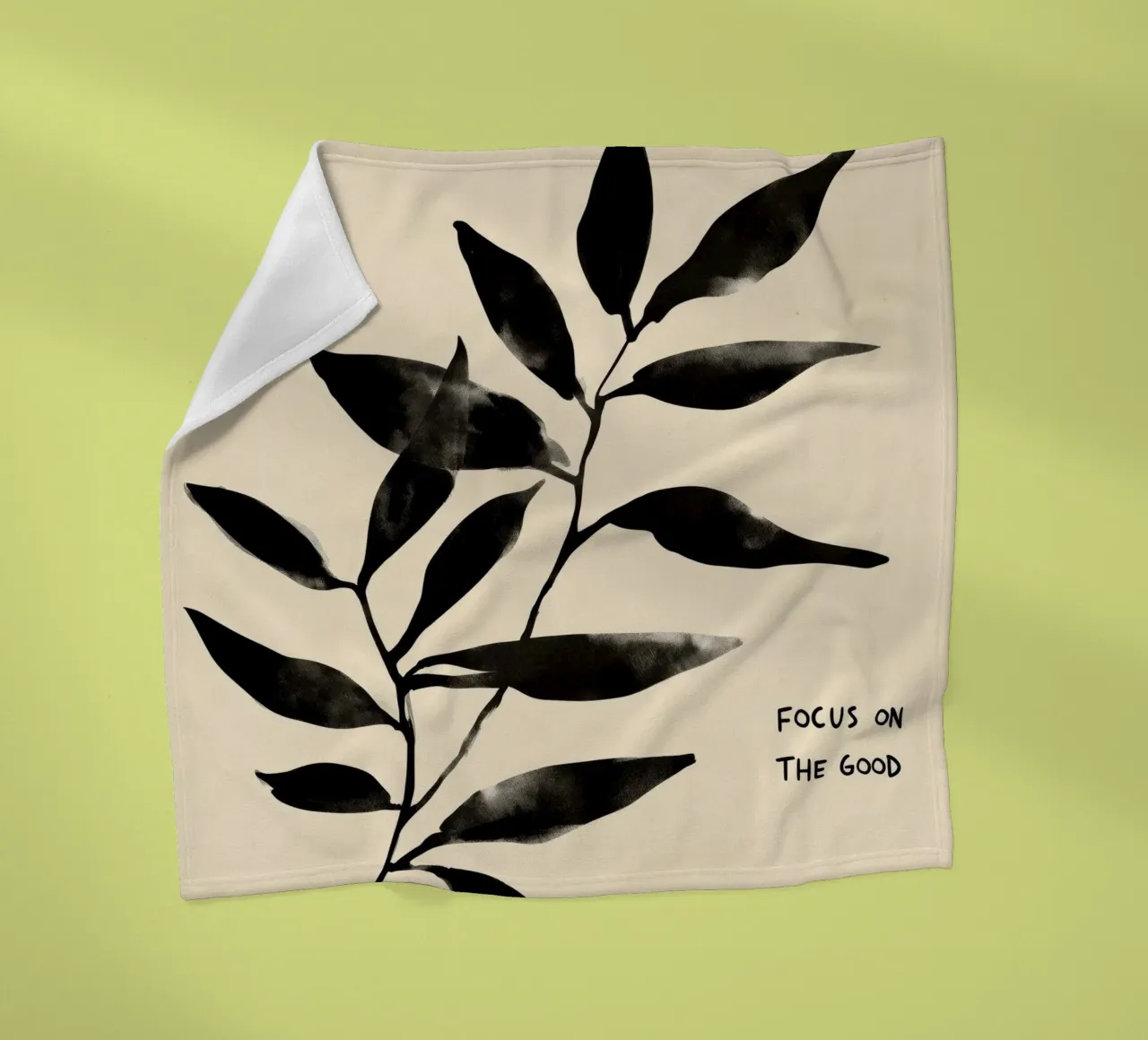 Focus On The Good coperta in pile da treechild