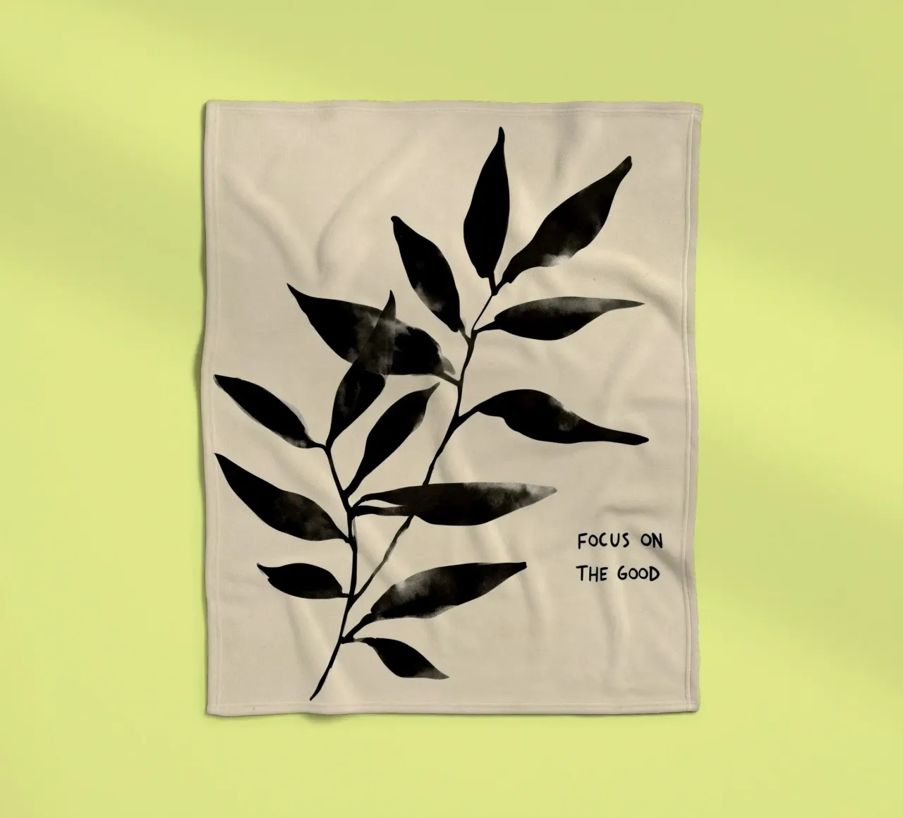 Focus On The Good coperta in pile da treechild