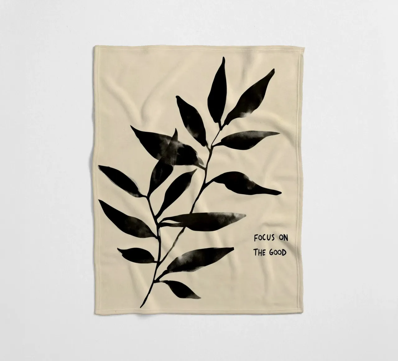 Focus On The Good coperta in pile da treechild