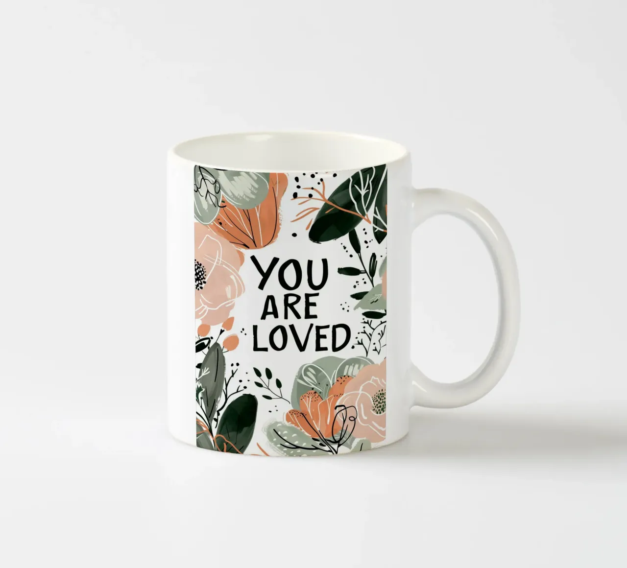 You Are Loved No 2 tazza in ceramica da treechild