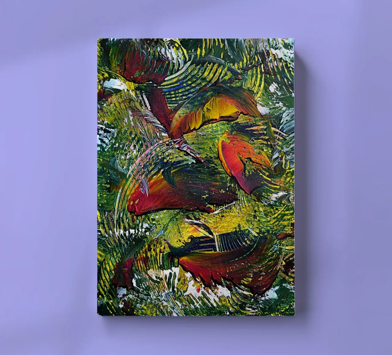 IDEAL GIFT 45 notebook by Thierry Vobmann Abstract painting