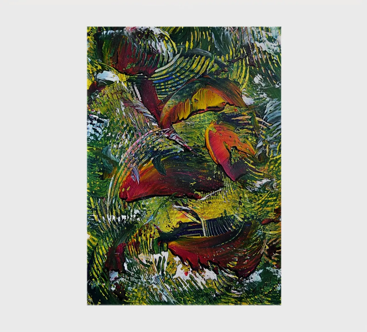 IDEAL GIFT 45 notebook by Thierry Vobmann Abstract painting