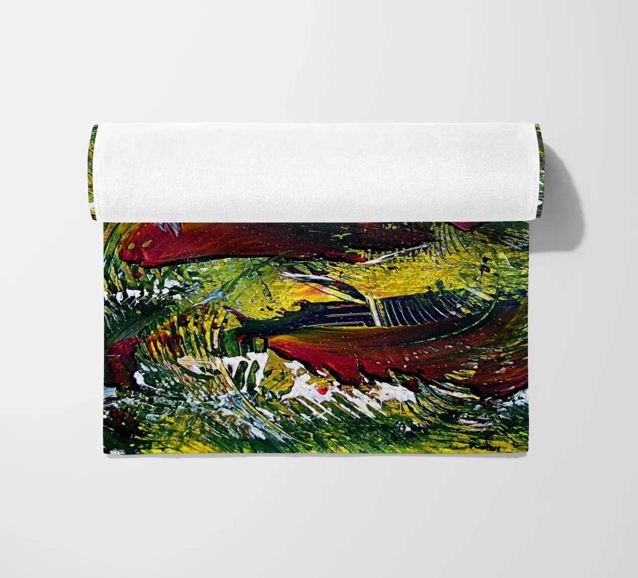 IDEAL GIFT 45 beach towel by Thierry Vobmann Abstract painting