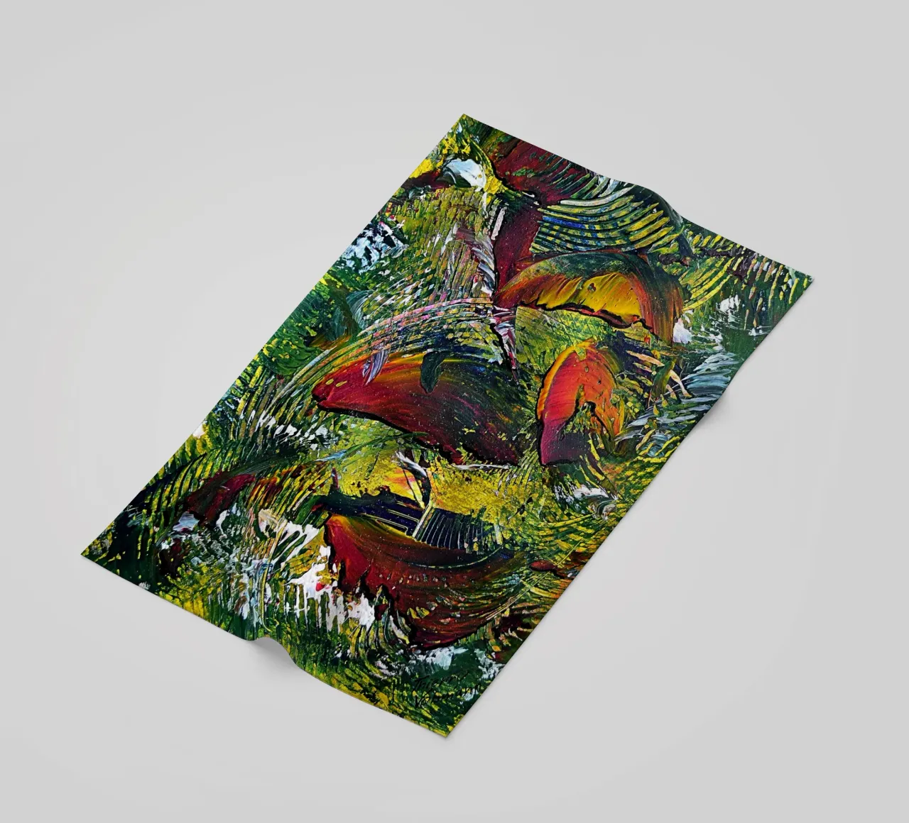 IDEAL GIFT 45 beach towel by Thierry Vobmann Abstract painting