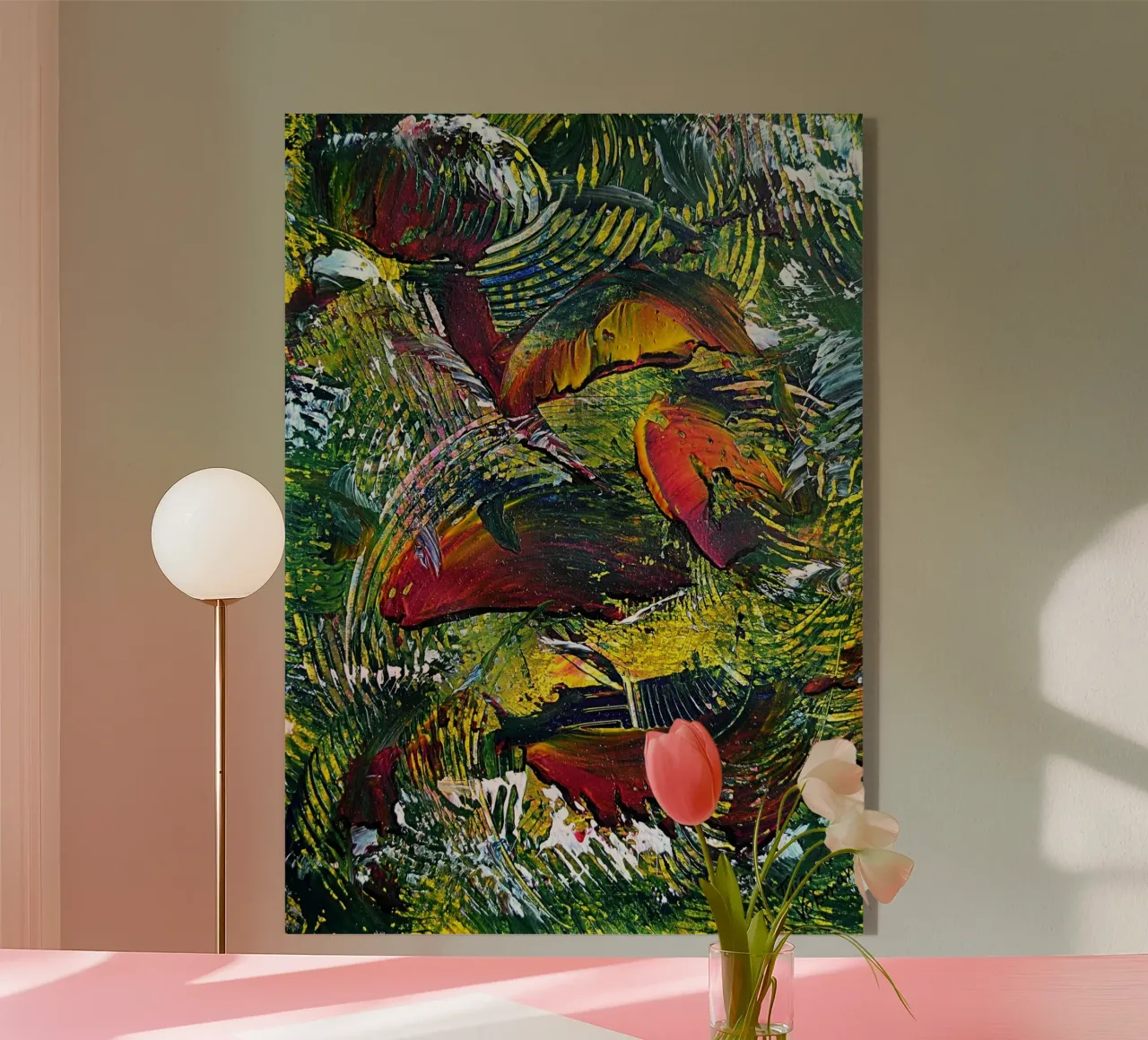 IDEAL GIFT 45 plexiglass da Thierry Vobmann Abstract painting