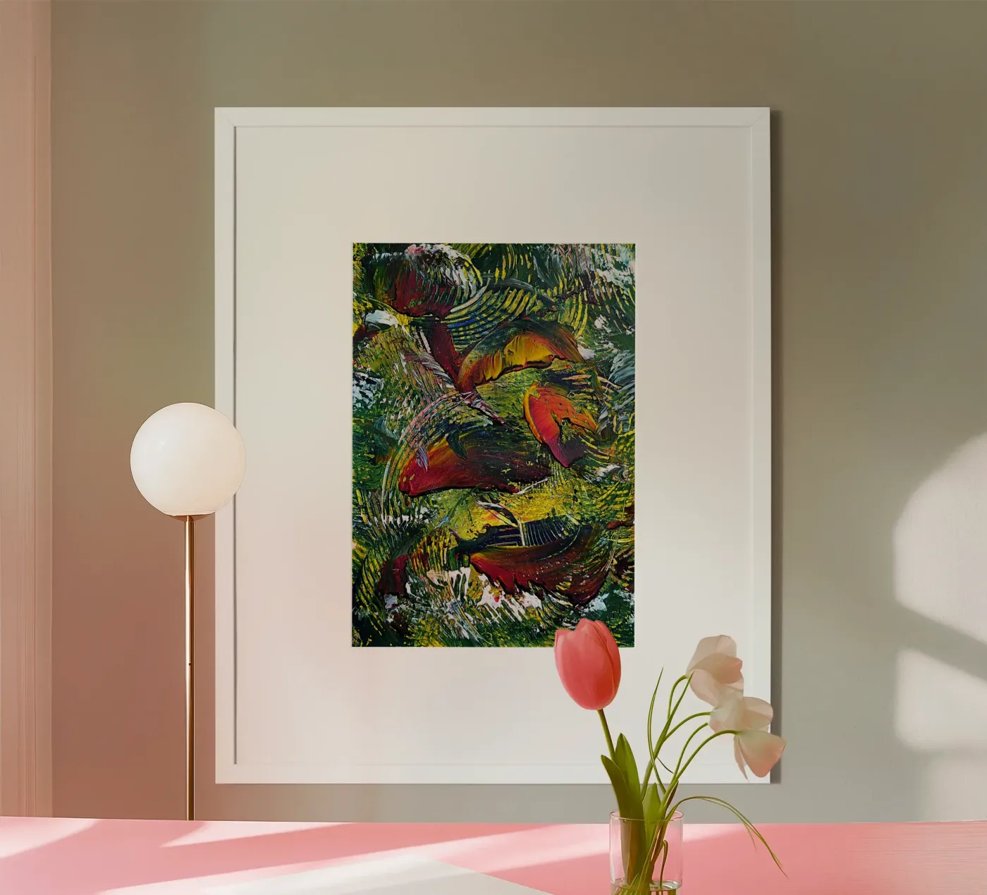 IDEAL GIFT 45 poster da Thierry Vobmann Abstract painting