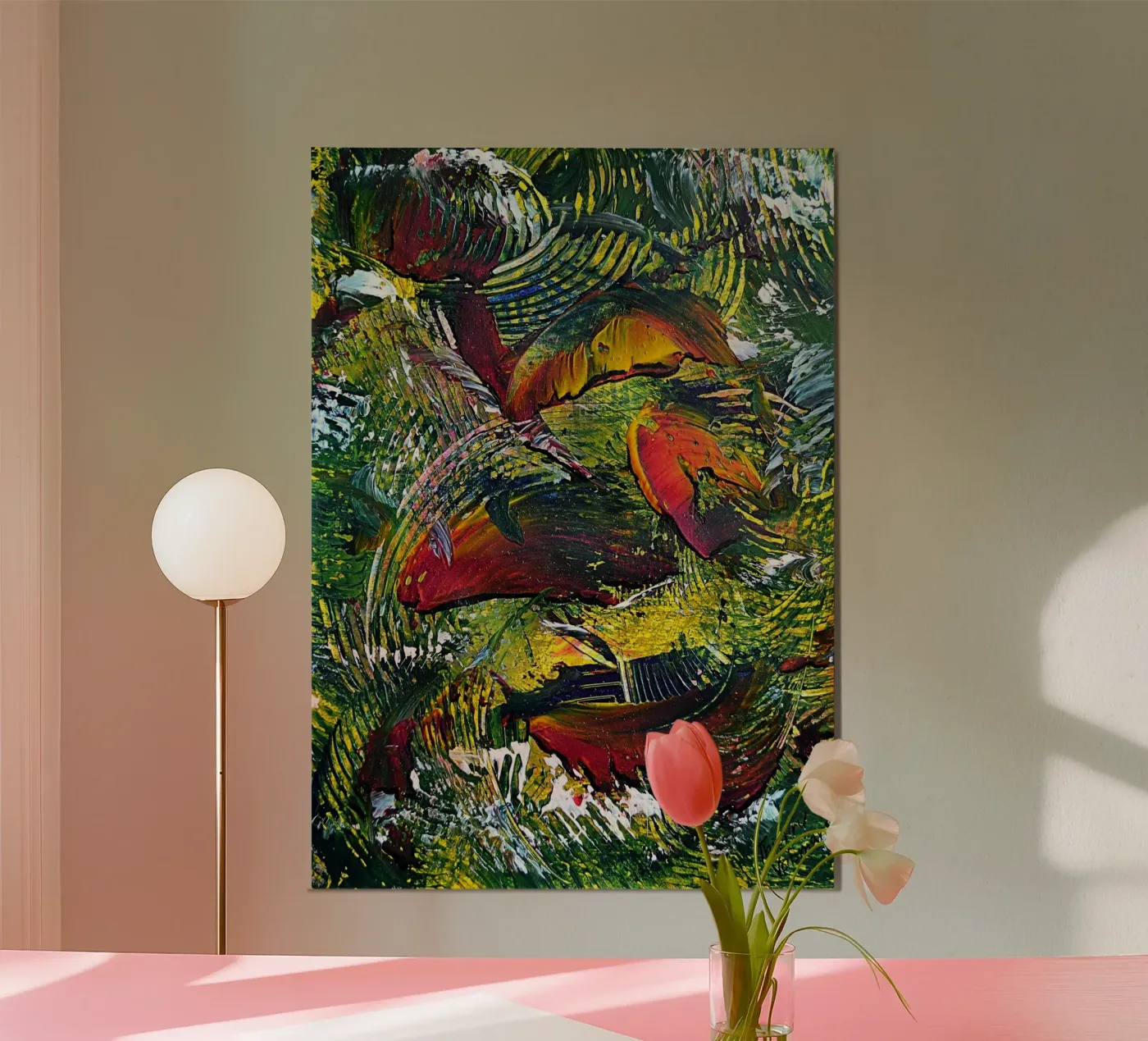 IDEAL GIFT 45 poster da Thierry Vobmann Abstract painting