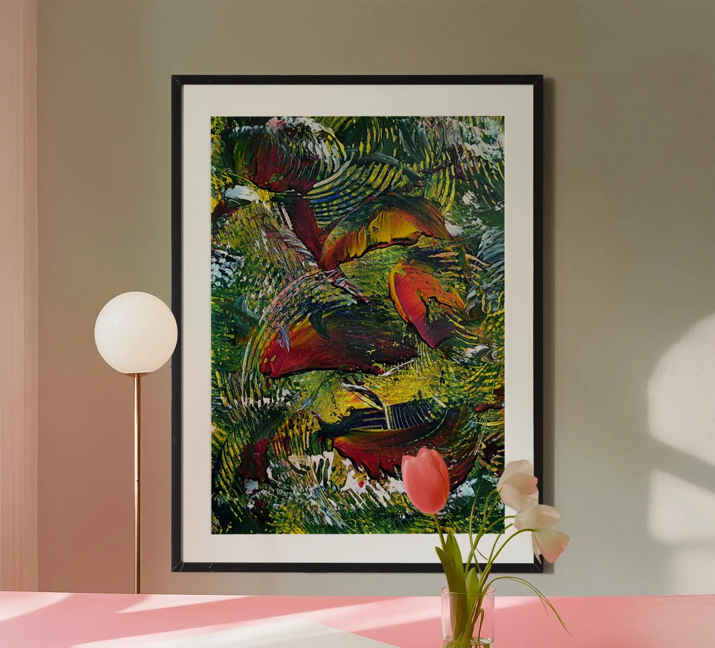 IDEAL GIFT 45 poster da Thierry Vobmann Abstract painting