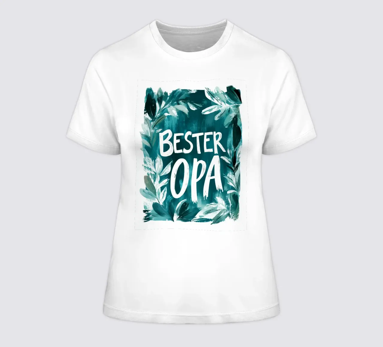 Bester Opa women's fitted t-shirt by treechild