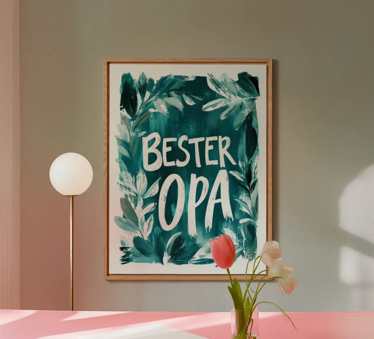 Bester Opa alluminio dibond da treechild