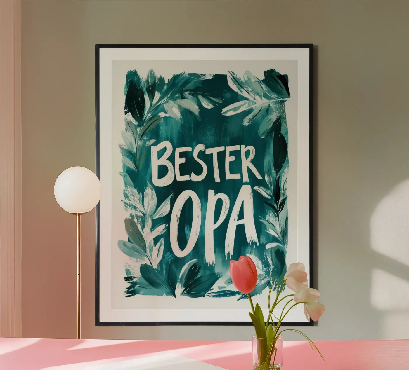 Bester Opa Poster von treechild