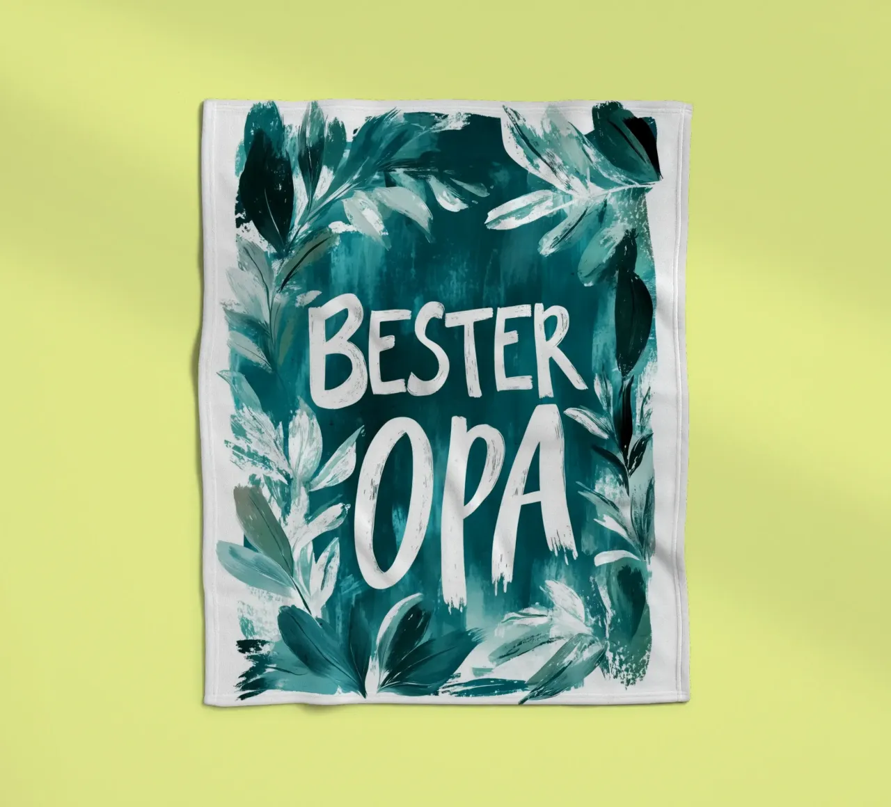 Bester Opa Fleecedecke von treechild