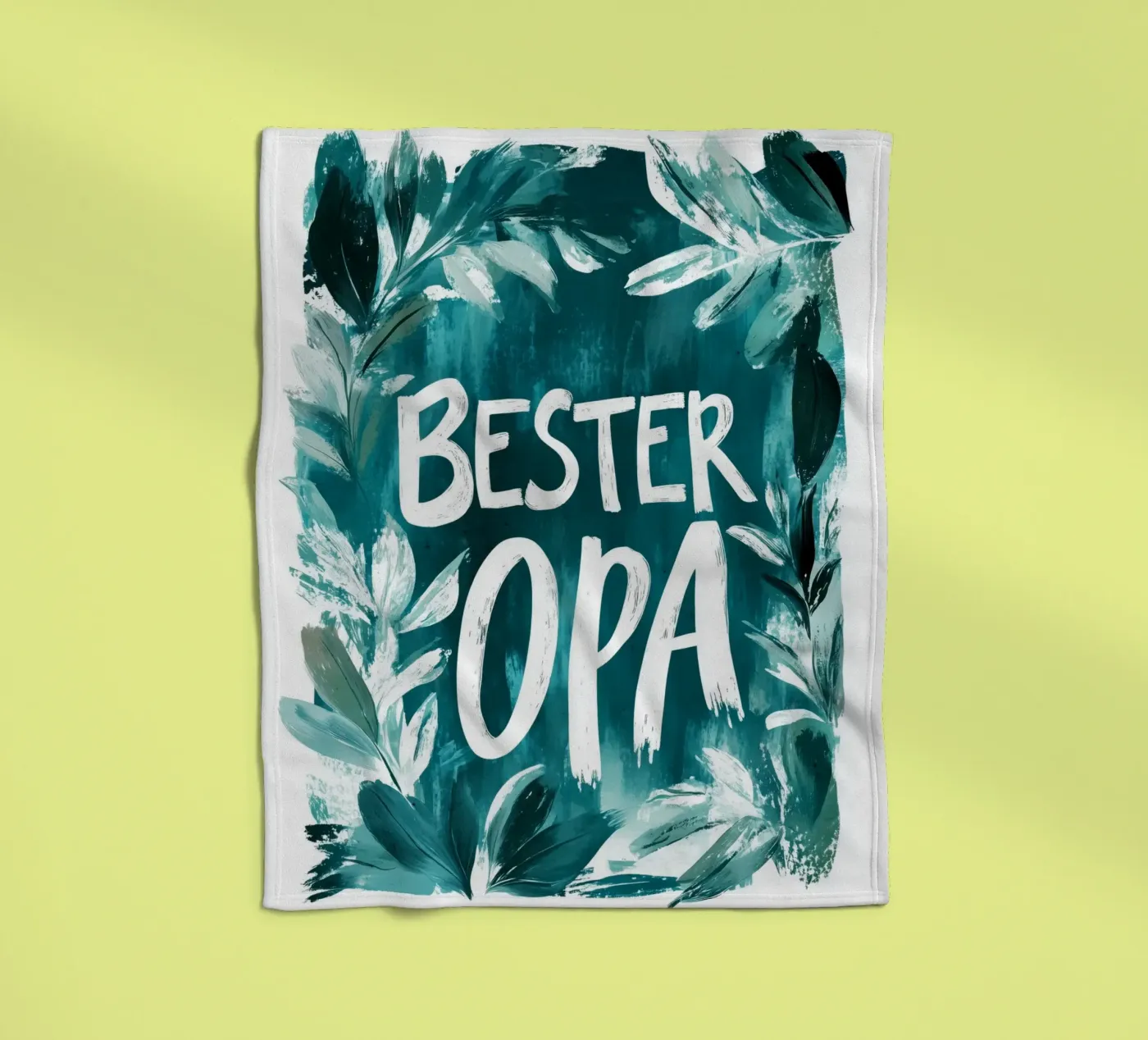 Bester Opa Fleecedecke von treechild