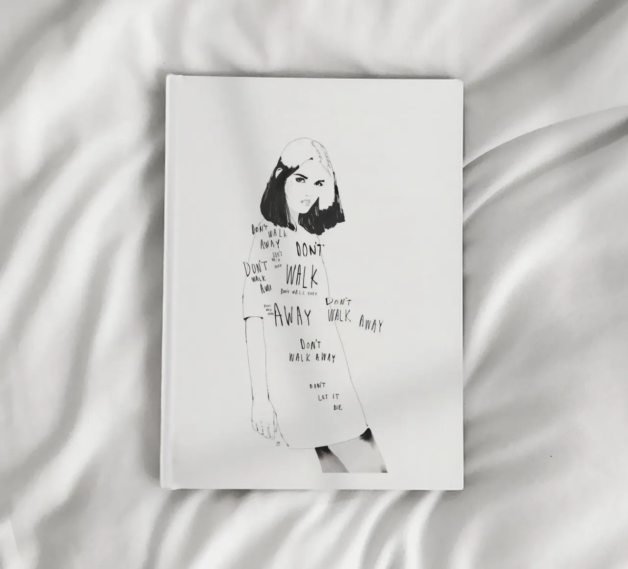 Don't Walk Away notebook by Manuel Rebollo