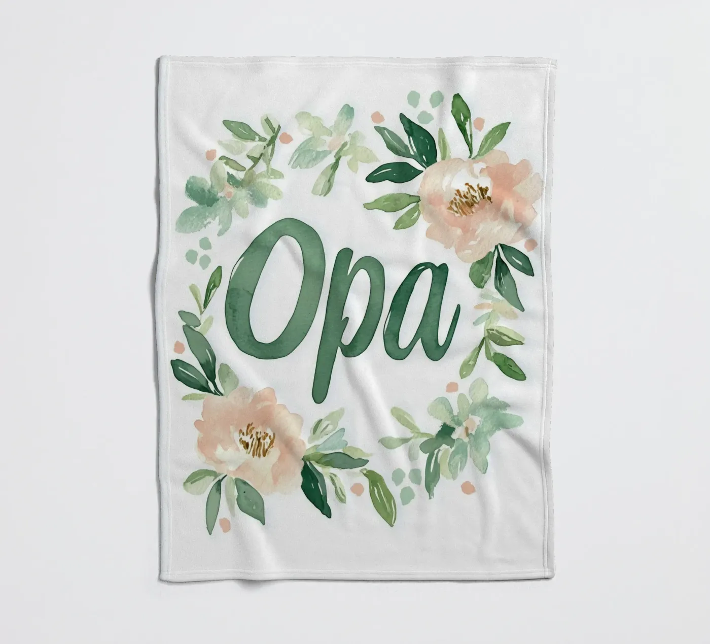 Opa (Version 2) Fleecedecke von treechild