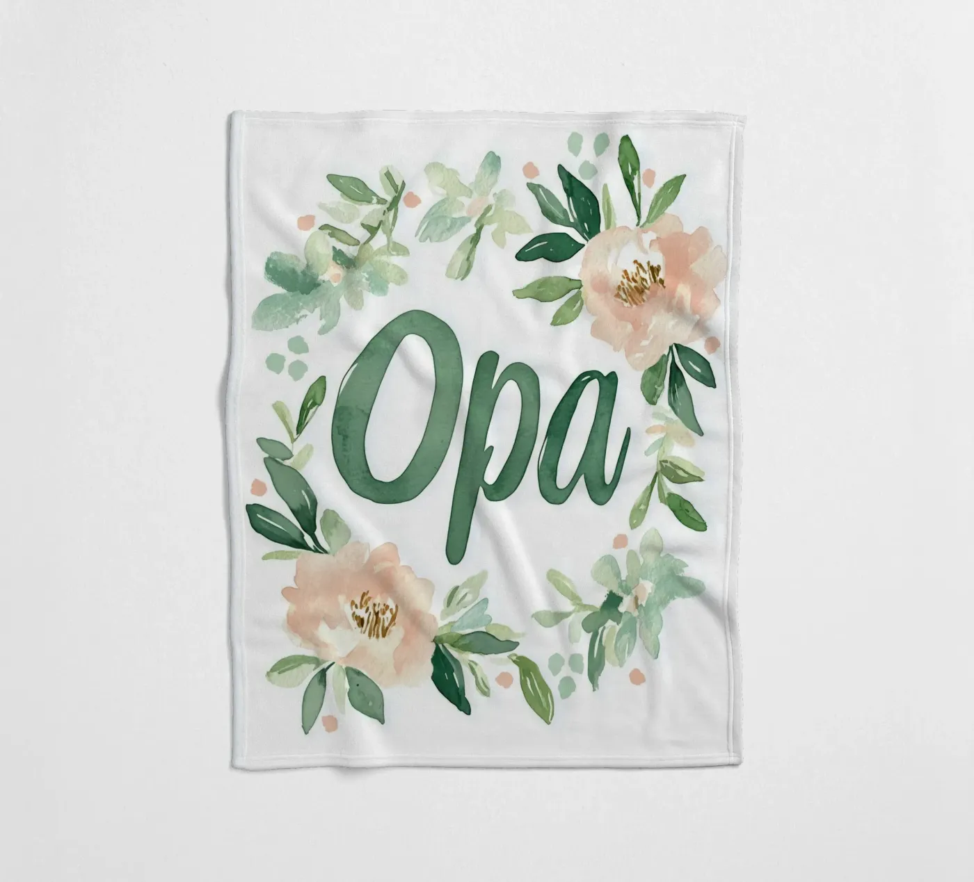 Opa (Version 2) Fleecedecke von treechild