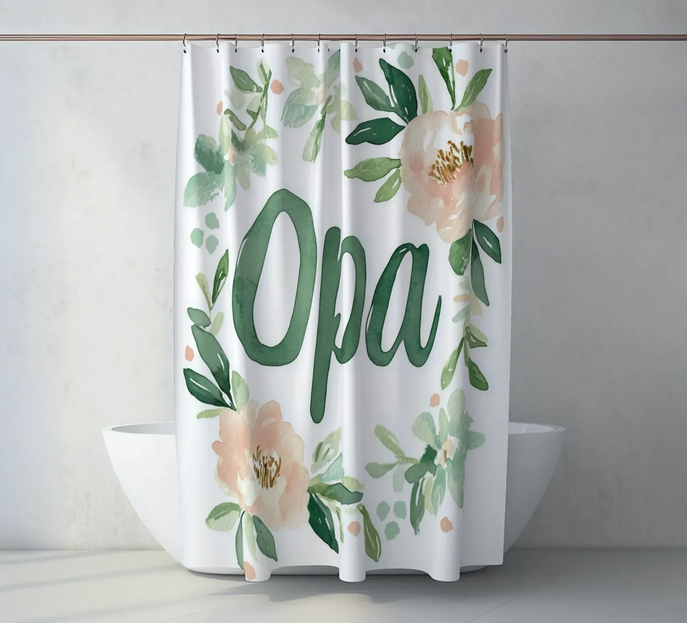 Opa (Version 2) Duschvorhang von treechild