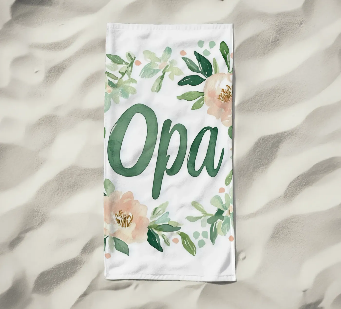 Opa (Version 2) beach towel by treechild