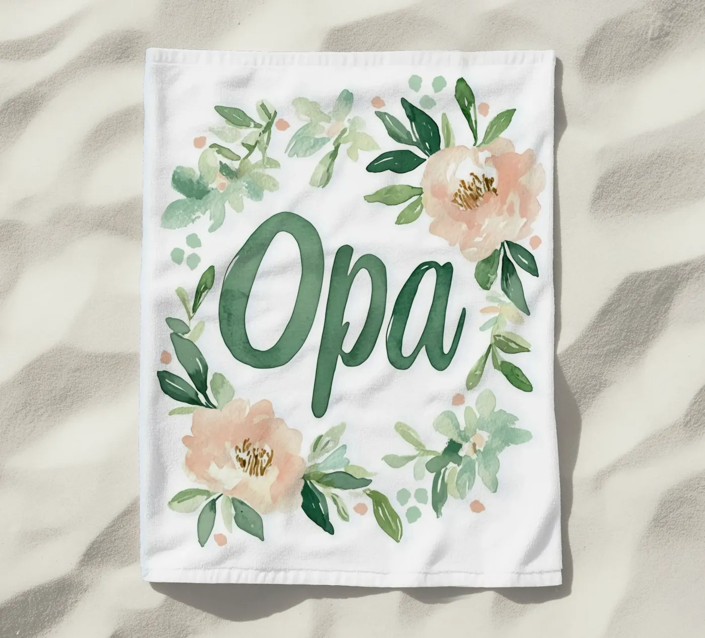 Opa (Version 2) beach towel by treechild