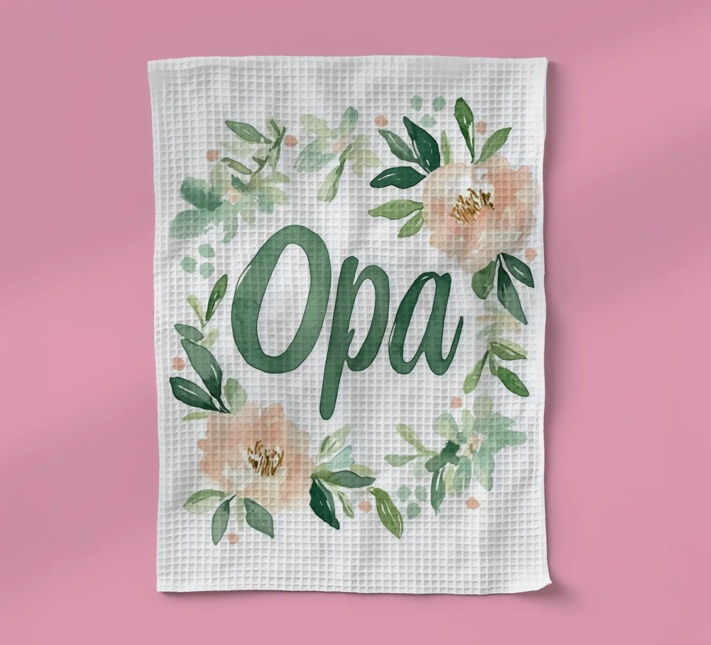 Opa (Version 2) Geschirrtuch von treechild