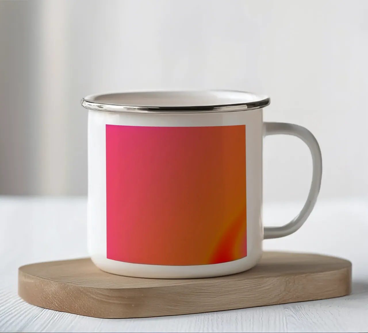 STAND IN YOUR LIGHT + SHARE IT tazza in smalto da ÂME LIBRE STUDIO