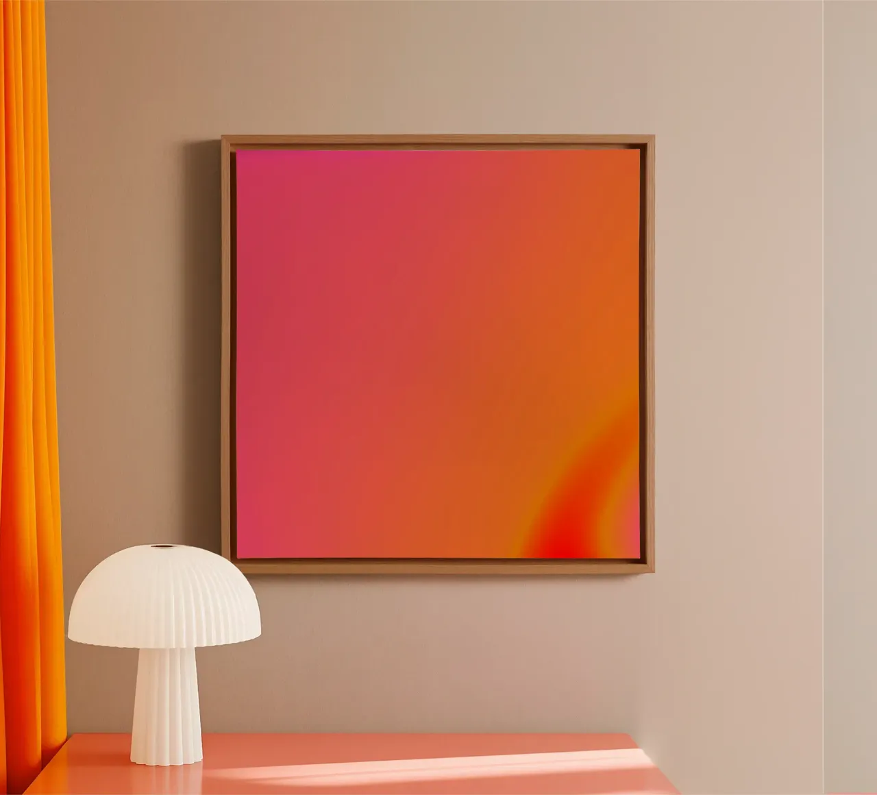 STAND IN YOUR LIGHT + SHARE IT canvas with Floater frame by ÂME LIBRE STUDIO