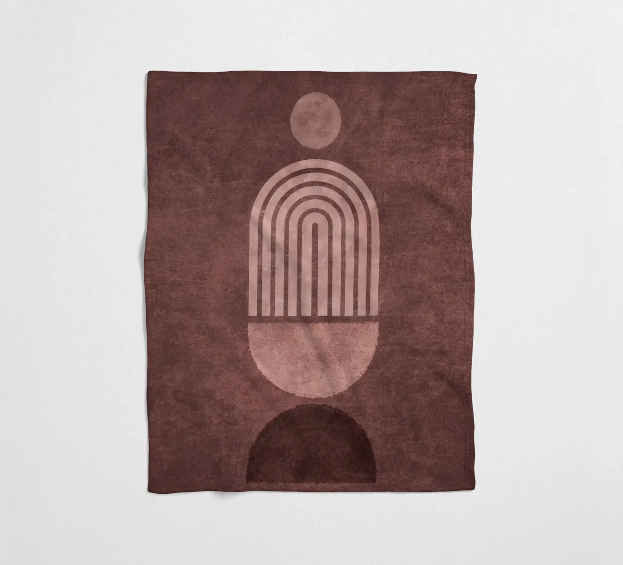 Emel Tunaboylu - Vaso a cancello arcobaleno coperta in pile da The Artcircle