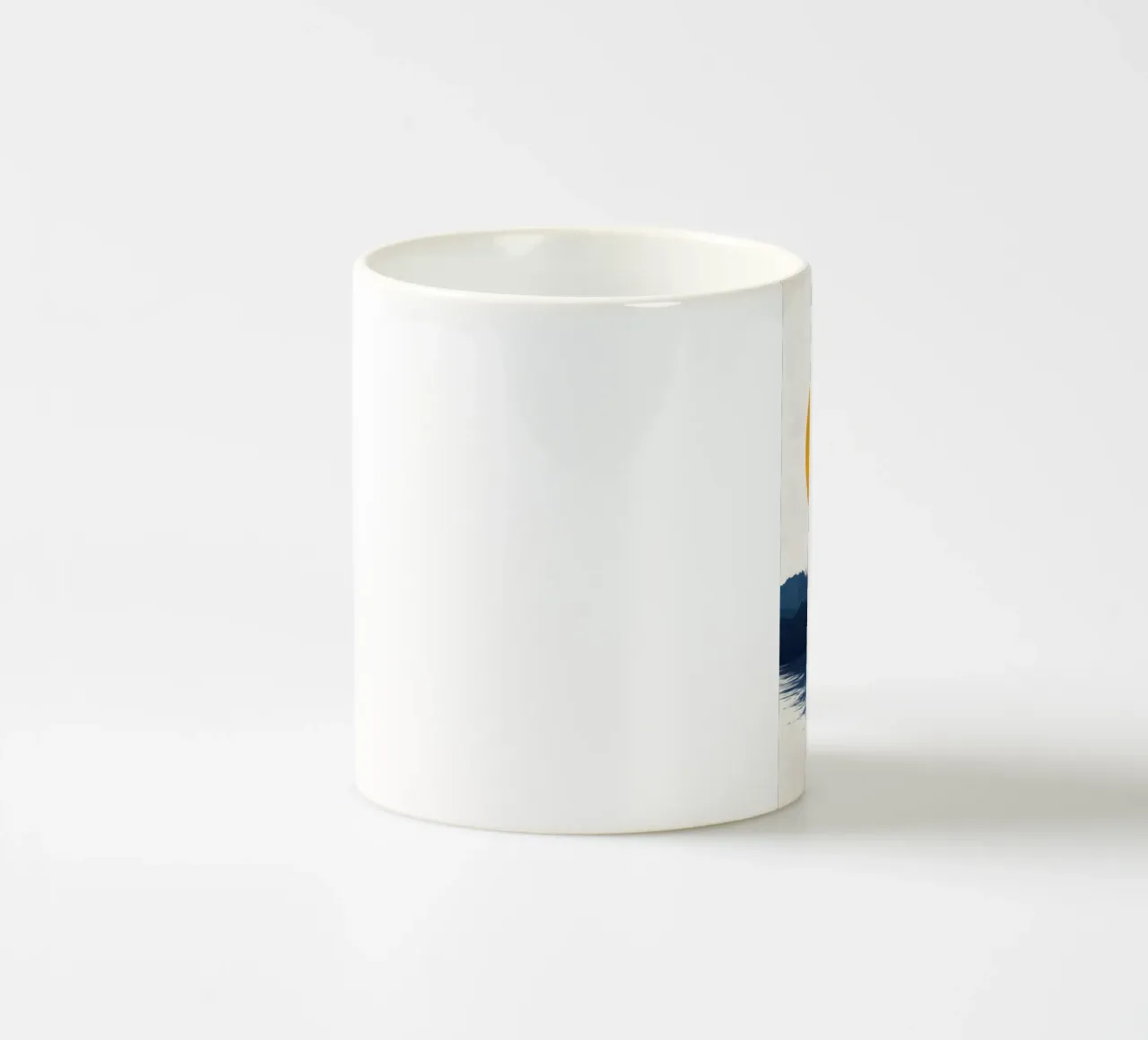 Golden Moon over Mountain Lake ceramic mug by Affiches Soleil & Déco Lumineuse – Sunny
