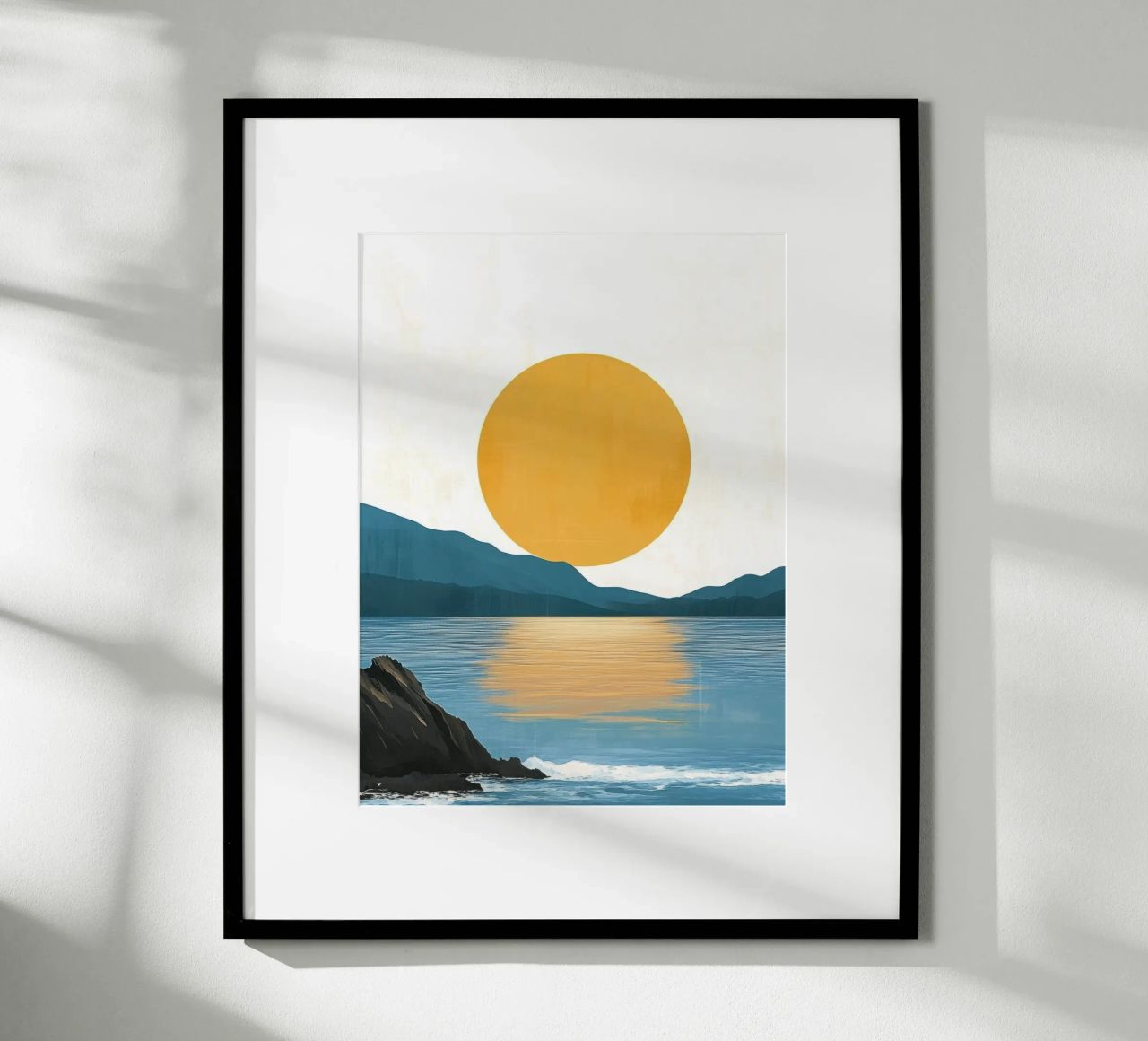 Sunset on the Rocky Coast poster by Affiches Soleil & Déco Lumineuse – Sunny
