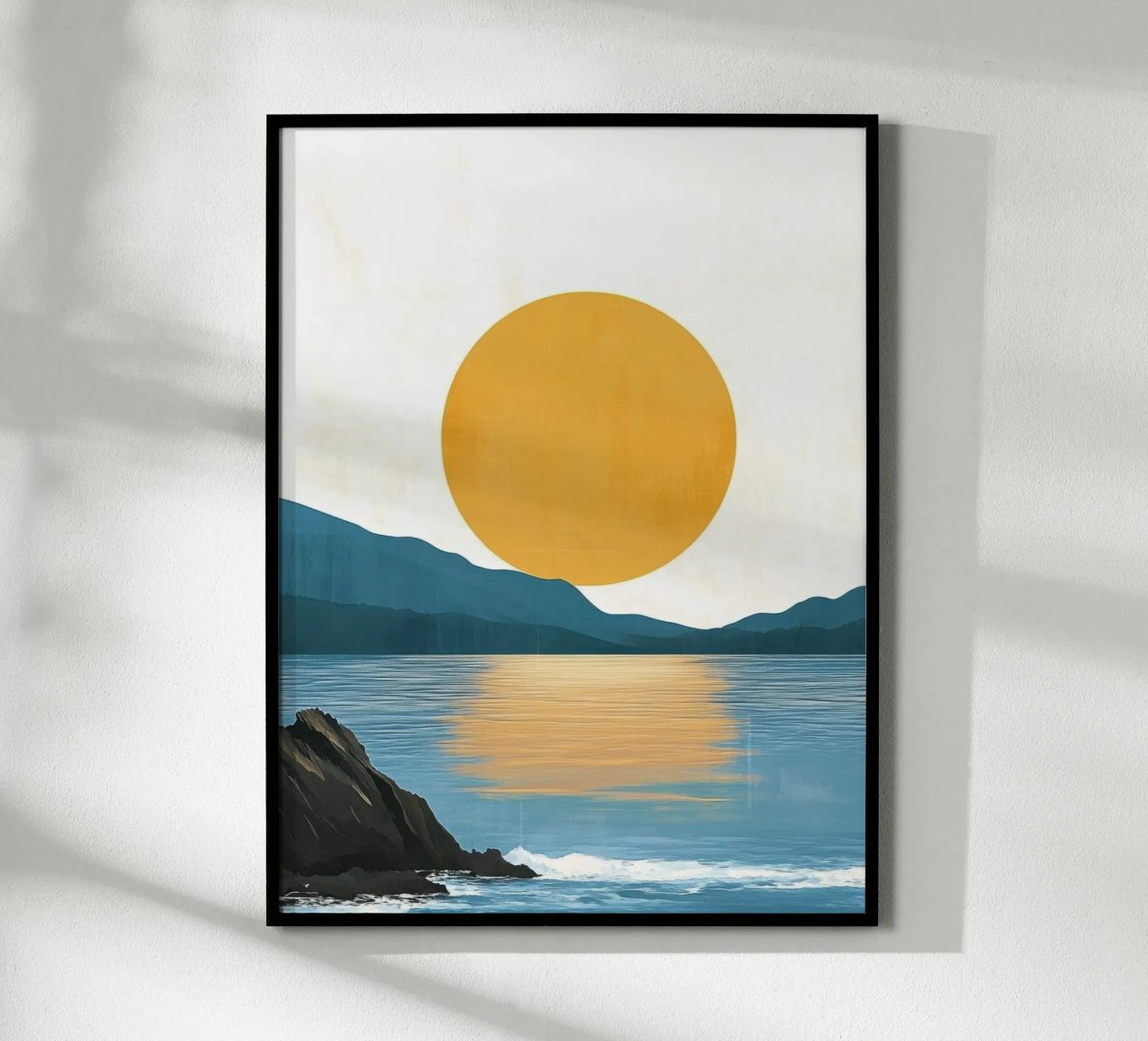 Sunset on the Rocky Coast poster by Affiches Soleil & Déco Lumineuse – Sunny