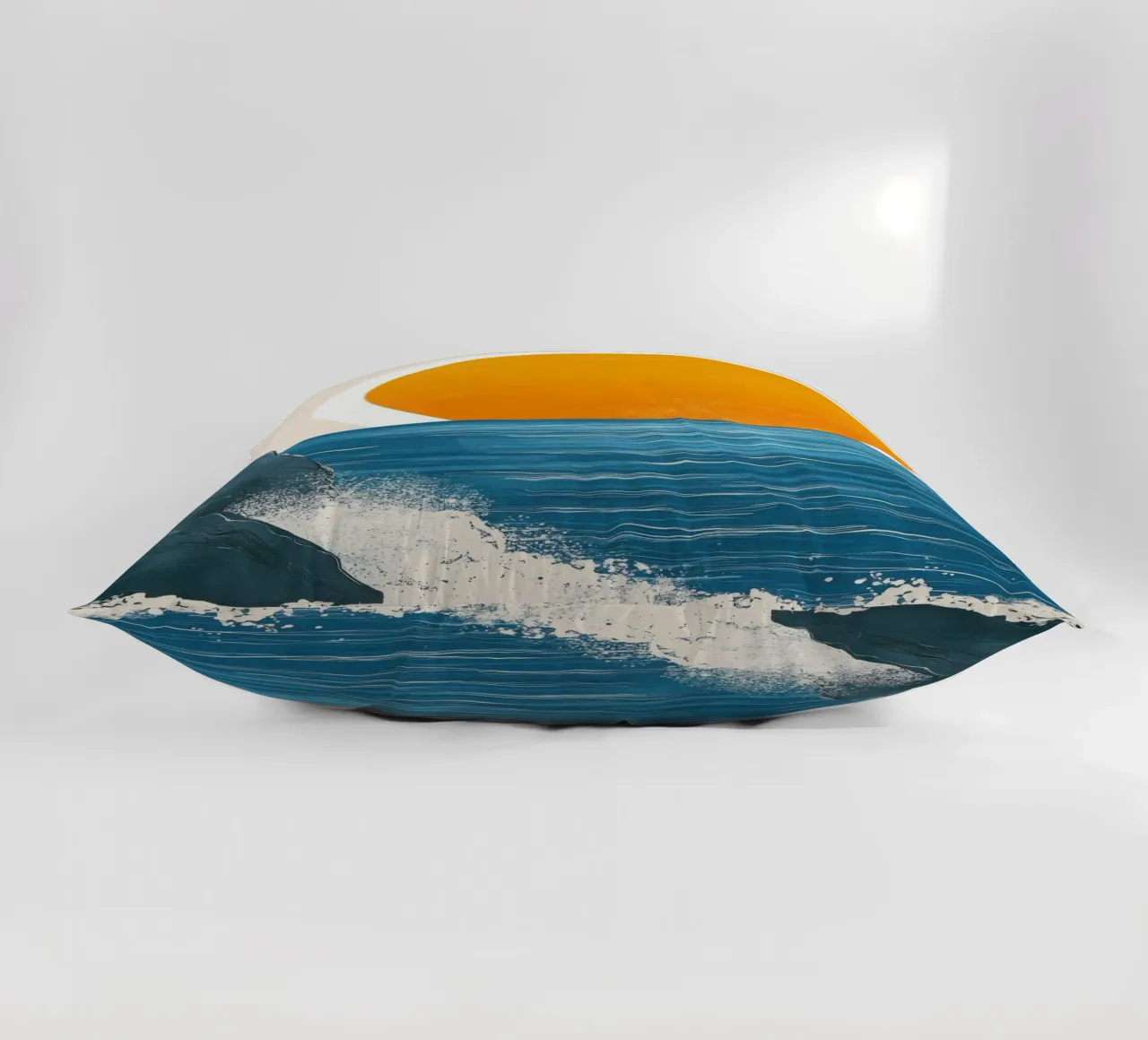 Maritime sunset decorative cushion by Affiches Soleil & Déco Lumineuse – Sunny