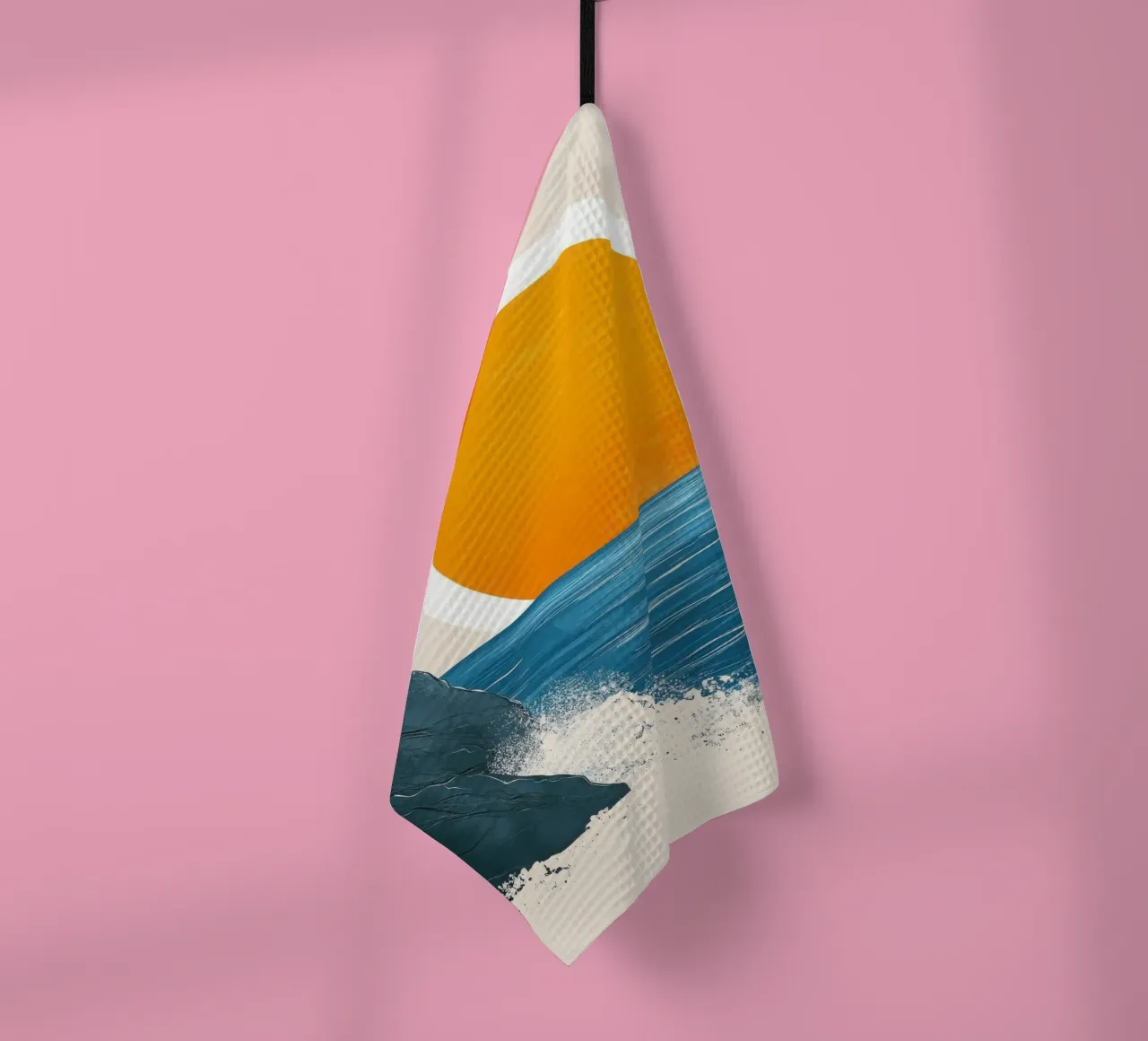 Coucher de Soleil Maritime torchon de Affiches Soleil & Déco Lumineuse – Sunny