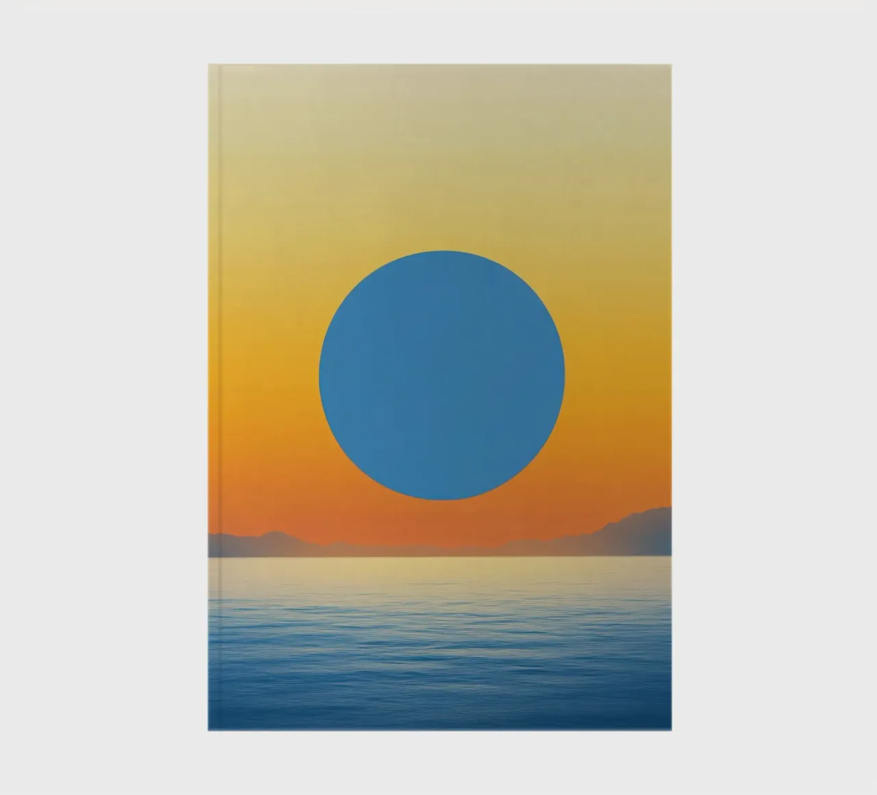 Blue Moon over Ocean notebook by Affiches Soleil & Déco Lumineuse – Sunny